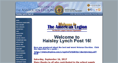 Desktop Screenshot of amlegionpost16.org